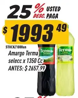 Supermercados Comodin Terma amargo selecc oferta