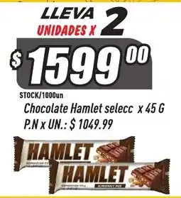 Supermercados Comodin Hamlet chocolate selecc oferta