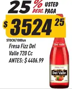 Supermercados Comodin Del Valle fresa fizz oferta