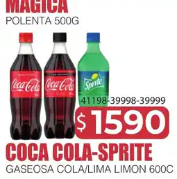Masivos Coca cola-sprite gaseosa cola/lima limon oferta