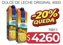 Masivos Citric dulce de leche original oferta