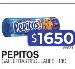 Masivos Pepitos galletitas regulares oferta