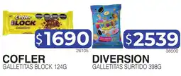 Masivos Cofler galletitas block oferta
