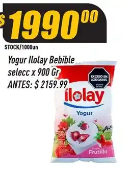 Supermercados Comodin Ilolay yogur oferta