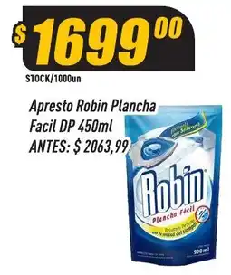 Supermercados Comodin Robin apresto plancha facil dp oferta