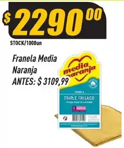 Supermercados Comodin Media naranja franela media naranja oferta
