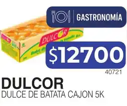 Masivos Dulcor dulce de batata cajon 5k oferta