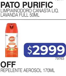 Masivos Off repelente aerosol oferta