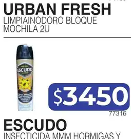 Masivos Escudo limpiainodoro bloque mochila 2u oferta