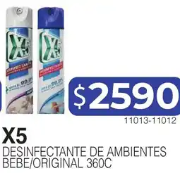 Masivos X5 desinfectante de ambientes bebe/original 360c oferta