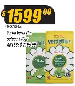 Supermercados Comodin Verdeflor yerba mate selecc 500gr oferta