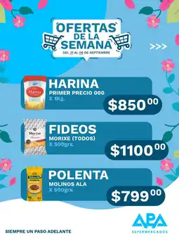 APA Supermercados Harina trigo oferta
