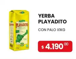 Piantoni Supermayorista Playadito yerba con palo oferta