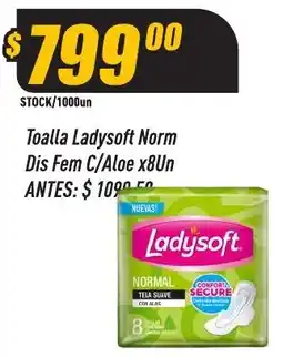 Supermercados Comodin Ladysoft toalla norm oferta