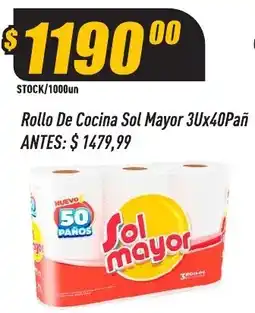 Supermercados Comodin Sol mayor rollo de cocina oferta