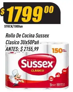 Supermercados Comodin Sussex rollo de cocina clásico oferta