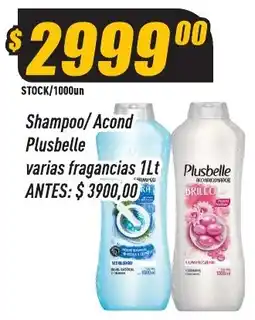 Supermercados Comodin Plusbelle shampoo acondicionador oferta