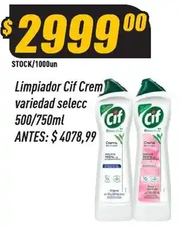 Supermercados Comodin Cif limpiador crem variedad selecc oferta