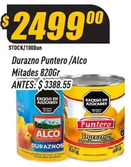 Supermercados Comodin Puntero duraznos oferta