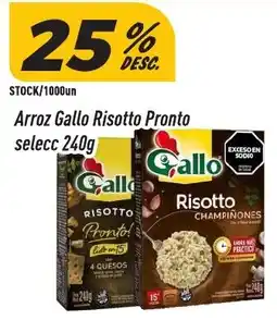 Supermercados Comodin Gallo arroz risotto pronto selecc oferta