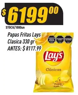 Supermercados Comodin Lays papas fritas clasicas oferta