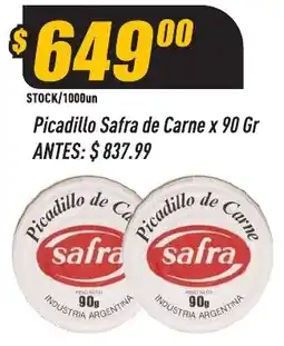 Supermercados Comodin Safra picadillo de carne oferta