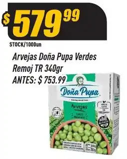 Supermercados Comodin Doña Pupa arvejas oferta