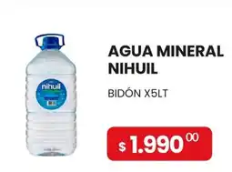 Piantoni Supermayorista Nihuil agua mineral oferta