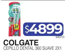 Masivos Colgate cepillo dental 360 suave oferta