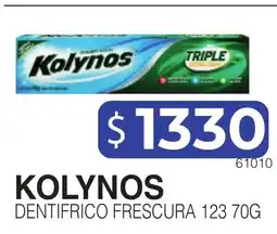 Masivos Kolynos dentífrico frescura 123 oferta