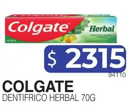 Masivos Colgate dentifrico herbal oferta