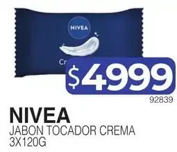 Masivos Nivea jabon tocadador crema oferta
