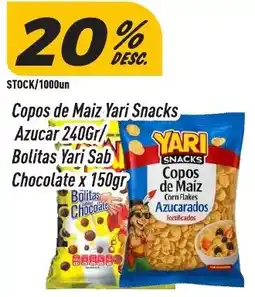 Supermercados Comodin Yari snacks copos de maiz azucarados oferta