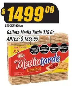 Supermercados Comodin Lia galleta media tarde clásicas oferta