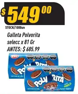 Supermercados Comodin Poly rita galleta polvorita selecc oferta