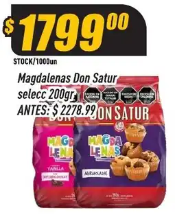 Supermercados Comodin Don satur magdalenas oferta