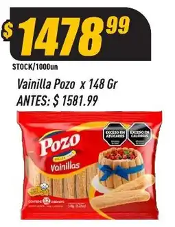 Supermercados Comodin Pozo vainillas oferta