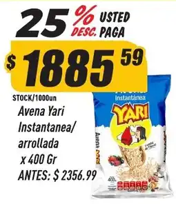 Supermercados Comodin Yari avena yari instantanea arrollada oferta