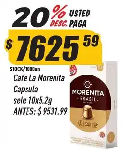 Supermercados Comodin Cafe La Morenita Capsula oferta