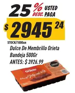 Supermercados Comodin Orieta dulce de membrillo oferta