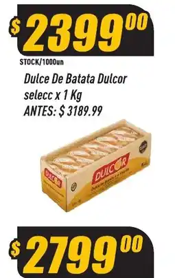 Supermercados Comodin Dulcor dulce de batata oferta