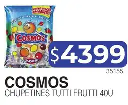 Masivos Cosmos chupetines tutti frutti oferta