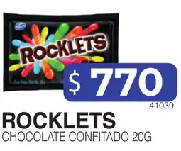 Masivos Rocklets chocolate confitado oferta