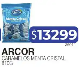 Masivos Arcor caramelos menta cristal oferta