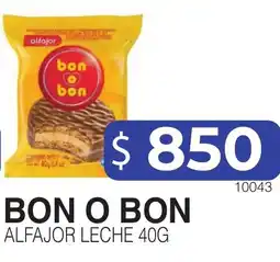 Masivos Bon o bon alfajor leche oferta