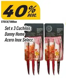 Supermercados Comodin Danny Home cuchillos oferta