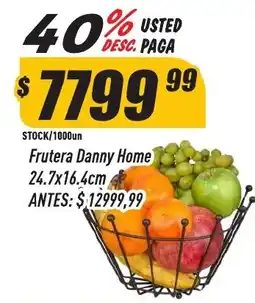Supermercados Comodin Frutera Danny Home oferta