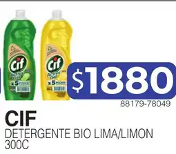 Masivos Cif detergente bio lima/limon oferta