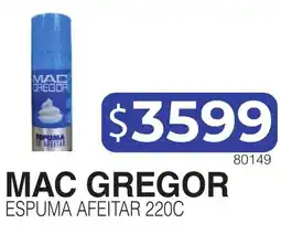 Masivos Mac gregor espuma afeitar 220c oferta