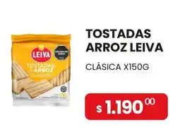Piantoni Supermayorista Leiva tostadas de arroz clásicas oferta
